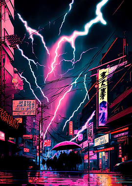 Tokyo japan neon