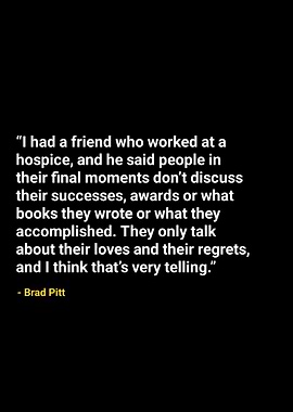 Brad Pitt quotes