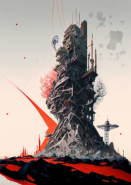 Abstract Monster Tower