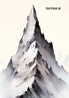 Vintage Japanese Mountain