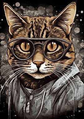 Painting Fashion Cat Style