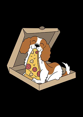 Brittany Spaniel Pizza