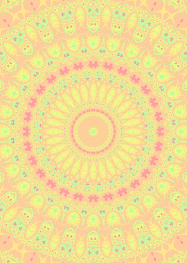 Colorful Funky Mandala