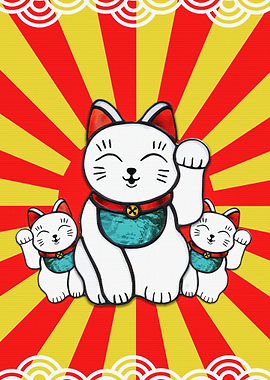 lucky neko cat japan