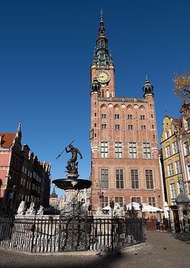 In The Old Town Of Gdansk