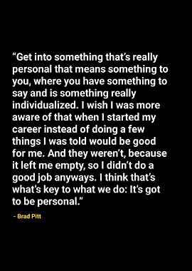 Brad Pitt quotes