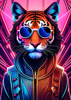 Tiger Neon Style