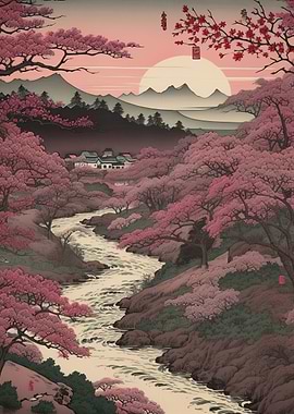 Countryside Spring Bloom