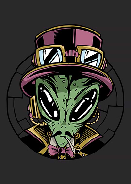 Steampunk Alien