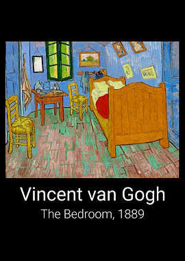 The Bedroom 1889 Van Gogh