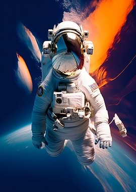 Space Walking Astronaut