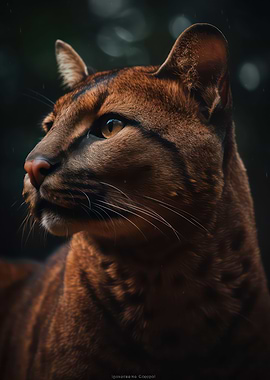 Wild jaguarundi