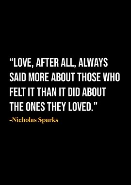 Nicholas Sparks Quote