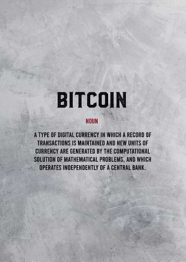bitcoin definition textart