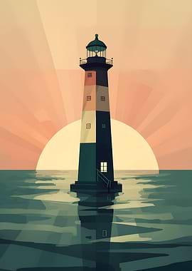 Sunset Lighthouse