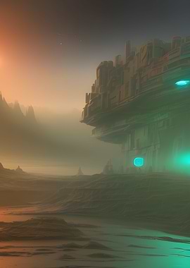 Martian Mining Outpost