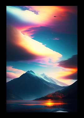 Big Mountains And Clouds