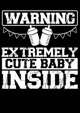 Warning cute baby inside