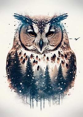 Portrait of owl