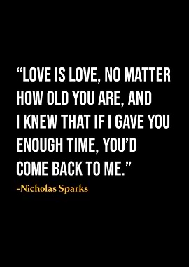 Nicholas Sparks Quote