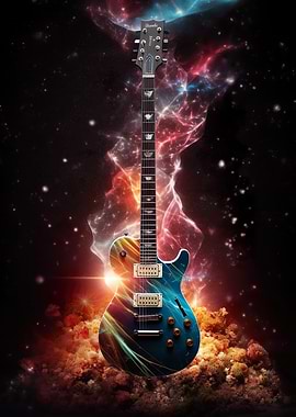Burning Guitar
