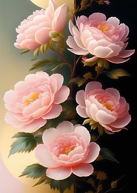 Painting of beautiful flow