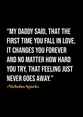 Nicholas Sparks Quote