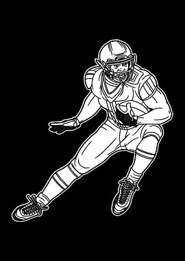 American Football BnW 04