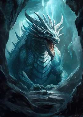 Majestic Ice Dragons Lair