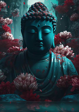 Peaceful Buddha Statue 3