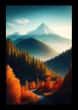 Big Mountains With Trees