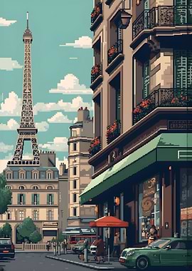 Pixel Art Paris