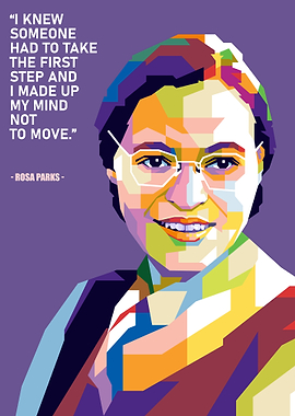 Rosa Parks Pop Art