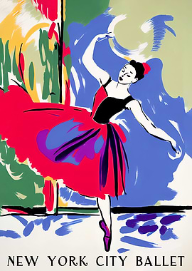 Retro Ballet Advertising