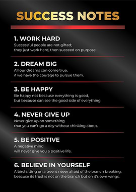 success notes