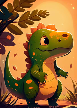 Cute Dinosaur animal