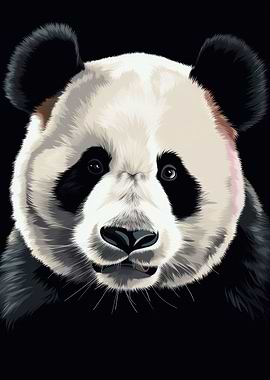Vector Giant Panda