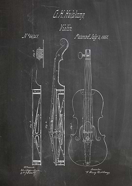 Violin patent 1867