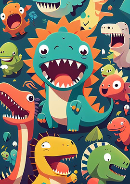 Cute Dinosaur animal