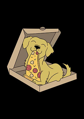 Golden Retriever Pizza