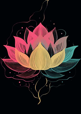 Colorful lotus