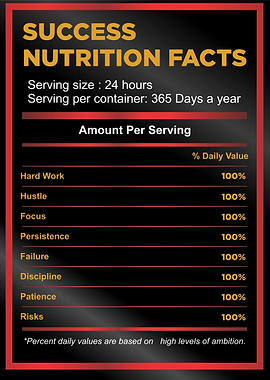 success nutrition facts