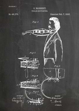VIolin supporter 1893