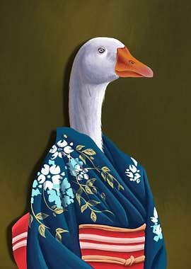 kimono duck