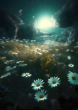 beauty of chamomile flower