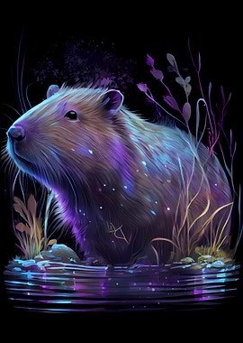 Capybara Colorful