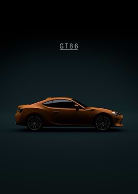 Toyota GT86 2018 Orange