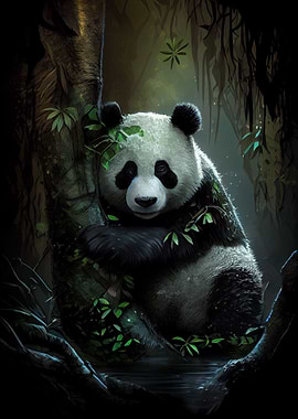 Cute Panda Animal Cartoon