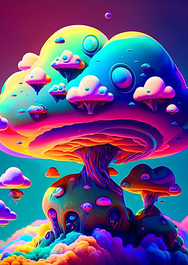 Colorful Mushroom