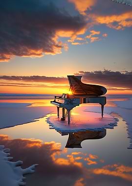 piano colorful